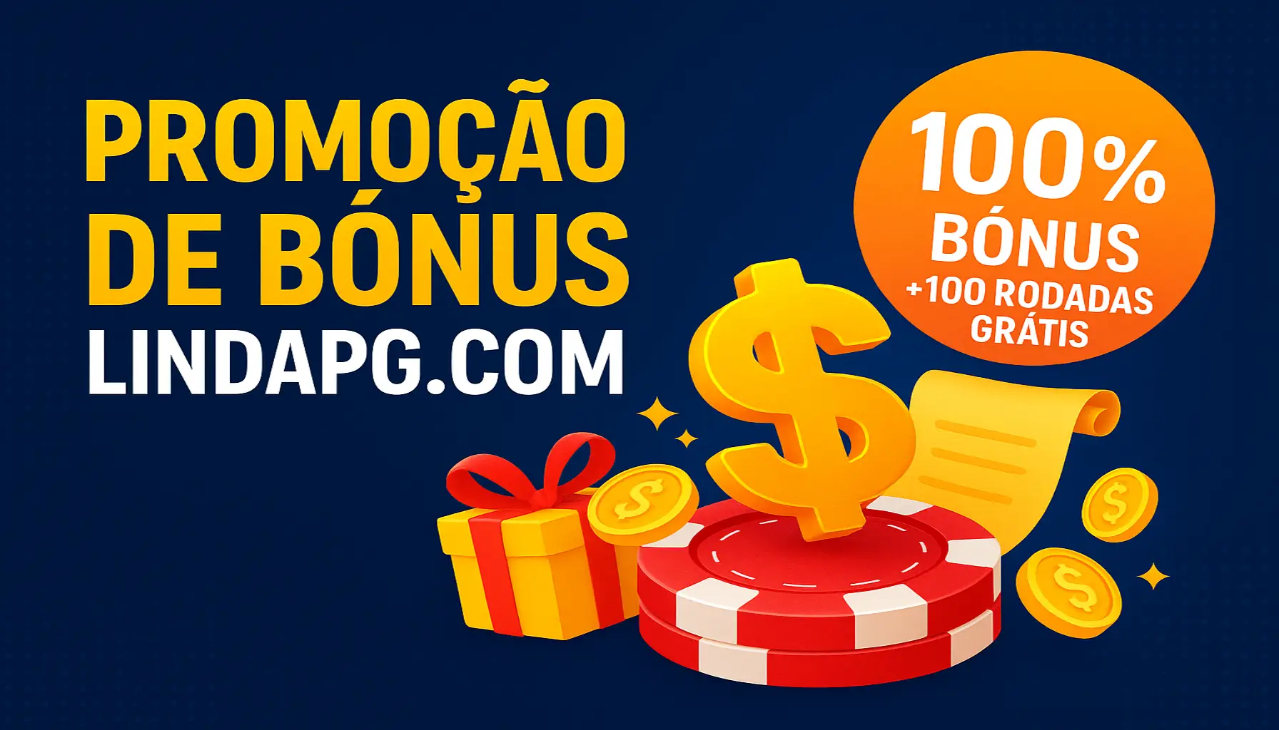 O bônus promocional LINDAPG.COM é uma ótima maneira de começar sua aventura